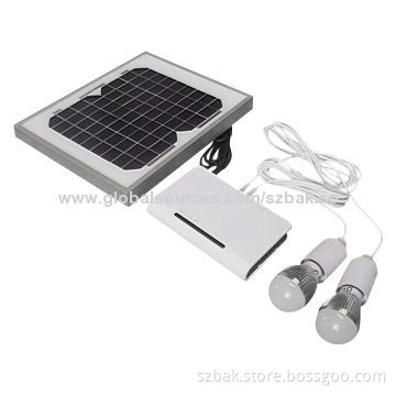 HBAK-L001A Solar Lamp System, 10W Solar Panel, 12V 4.4Ah Inside Battery, 5W Lamp Power